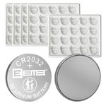 EEMB CR2032 Battery 100PACK CR2032 3V Lithium Battery Button Coin Cell Batteries 2032 Battery DL2032 ECR2032 LM2032 for Remotes Watches Calculators Medical Devices Computer Motherboards Key Fobs