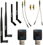 Nooelec Dual-Band NESDR Nano 2 ADS-B (978MHz UAT & 1090MHz 1090ES) Bundle for Stratux™, Avare, Foreflight, FlightAware & Other ADS-B Software Applications. Includes 2 SDRs, 4 Antennas & 5 Adapters