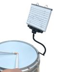 MusBoard Marching Lyre MB-SB10, Adjustable Marching Band Music Lyre for Snare Drum and Bass Drum with 10 Pages, Holds 20 Sheets of Music