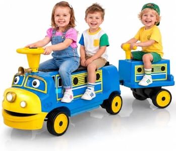 Licensed Chuggington 24V Kids Ride On Train Set, 3-Seat Electric Train