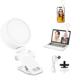 Ring Light for Phone, 60 LED Phone Light with Rechargeable and 3 Light Modes, Magnetic Back Selfie Light for iPhone and Android - Perfect for Selfie/Makeup/Video Conference/Camera/TikTok (White)