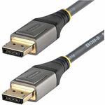 StarTech.com 10ft (3m) VESA Certified DisplayPort 1.4 Cable - 8K 60Hz HDR10 - Ultra HD 4K 120Hz Video - DP 1.4 Cable/Cord - For Monitors/Displays - DisplayPort to DisplayPort Cable - M/M (DP14VMM3M)