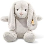 Hoppie Rabbit Light Grey 16 inch - Stuffed Animal by Steiff (080487)