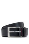 HUGO Men's Gellot_sz35 Belt, Black (Black 001), 46 (Manufacturer size: 105)