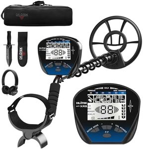 DR.ÖTEK Metal Detector for Adults Professional, Lightweight, Pinpoint & Exclusive Memory Mode, Higher Accuracy, IP68 Waterproof Coil, Bigger Backlit LCD Display, New Advanced DSP Chip