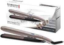 Remington Wet2Straight Pro S7970 Hair Straightener for Wet and Dry Use - for Drying and Straightening Hair - Exclusive Ventilation System - Moisture Sensor - LCD Display - 140-230°C