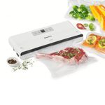 Starfrit Electric Vacuum Sealer - 5 Preset Functions - Accessories Included - Easy To Use - White