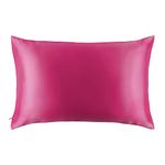 Slip Silk Pure Silk Queen Pillowcase - Peony - Pure 22 Momme Mulberry Silk Pillowcase - Breathable and Hypoallergenic Pillowcases for Hair and Skin Health