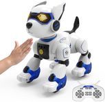 ROGALALY Robot Dog for Kids, Smart Voice Interactive Robot Toys with Gesture & Touch Sensing, Singing and Dancing, Programmable Remote Control Dog Robot Pet for Boys Girls Birthday Gift