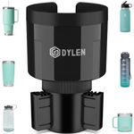 DYLEN Car Cup Holder Expander, Cup Holder Extender Adapter for Car with Expandable Insert, Compatible with Yeti 20/26/30oz, Hydroflask 32/40oz, Large Water Bottles in 3.0"-4.1"