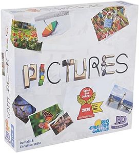 Pictures - Creative Party Game for 3-5 Players, Family-Friendly Fun with Photo Clues