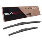 TRICO Solutions Asian Fit 22 Inch & 17 Inch Pack of 2 High Performance Automotive Replacement Windshield Wiper Blades for Select Scion iA and Toyota Yaris Models (57-2217)