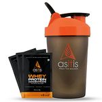 Asitis Nutrition As-It-Is Nutrition Whey Protein Concentrate 80%, Single Serving Sachet 3 Units With Shaker, Pack of 1