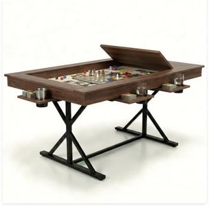 ARTETHYS Board Game Table with Mat & Removable Top Panels for 4-6 Players