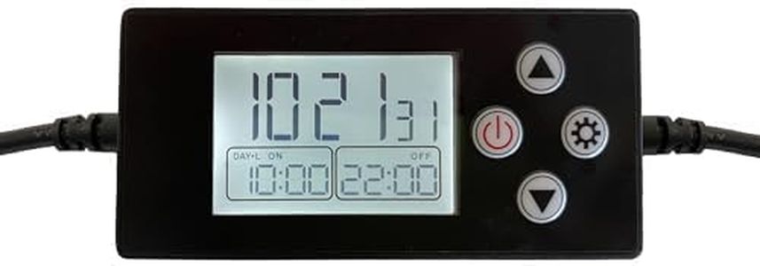HappyBird Lighting Programmable Sunrise Sunset Dimming Timer - Slowly Dims On & Off - Works on Any LED Light - Auto On and Off - Provides Accurate Timing – Comes with Built-in Battery Backup