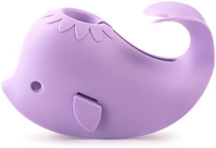 LOYATRO Bathtub Faucet Cover for Baby Bath Spout Cover, Kids Shower Head Protector Bathtub Spout Guard Toddlers Protection Accessories(Whale-Purple)