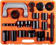 VEVOR Ball Joint Press Kit, 23 pcsTool Kit, C-Press Ball Joint Remove and Install Tools, for Most 2WD and 4WD Cars, Heavy Duty Ball Joint Repair Kit for Automotive Repairing