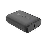 Scosche PB10PD-SP GoBat 10000mAh Compact Dual Port Power Bank with One 20-Watt USB-C Power Delivery and One 18-Watt USB-A Port, Black