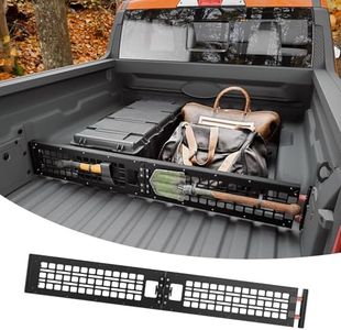 Maxzina Truck Bed Divider Compatible with 2022-2025 2026 Ford Maverick Cargo Divider Trunk Organizer Aluminum Alloy Luggage Divider Replacement with Molle Panel for 2024 Maverick Accessories
