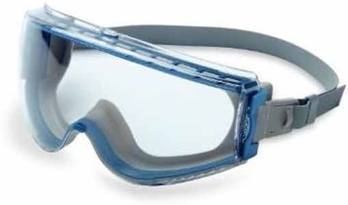 Uvex Stealth Safety Goggles with Clear Uvextreme Anti-Fog Lens, Teal & Gray Body & Neoprene Headband (S39610C)