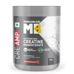 MuscleBlaze Creatine Monohydrate CreAMP™ (Watermelon Kool Aid, 62 Servings, 280g / 0.61lbs) | Trustified Certified Creatine