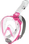 Cressi Baron Full Face Mask - Integral Anti Fog Snorkel Mask,Comfortable Face Mask with Exhalation Valve and Dry Snorkel, Unisex
