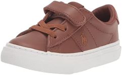 POLO RALPH LAUREN Baby Boy's Sayer Leather (Toddler) Tan Leather 4 Toddler M