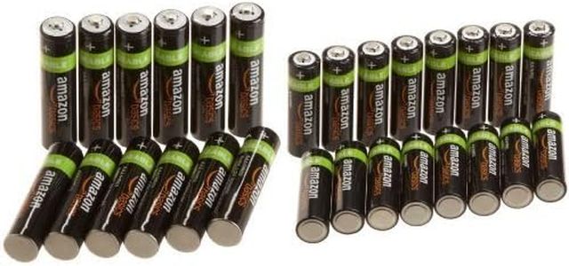 Amazon Basics - Juego de 12 pilas recargables AAA + 16 pilas recargables AA