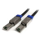 StarTech.com 1m External Mini SAS Cable - Serial Attached SCSI SFF-8088 to SFF-8088 - 2x SFF-8088 (M) - 1 meter, Black (ISAS88881)