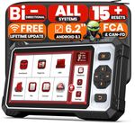 ANCEL FX6100 Bidirectional OBD2 Scanner Scan Tool, All Systems Car Diagnostic Scanner Code Reader with Active Test, 15+ Reset, Oil/EPB/BMS/ABS Bleeding/SAS/D-PF Reset, FCA&CANFD, AutoVIN, Free Update