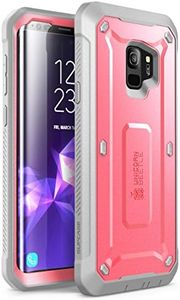 SUPCASE Unicorn Beetle Pro Series Case Designed for Galaxy S9, with Built-in Screen Protector Full-Body Rugged Holster Case for Galaxy S9 (2018 Release) (Pink)