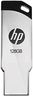 HP v236w 128GB USB 2.0 Flash Drive/Pen Drive, Metal Silver