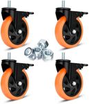 Stem Caster Wheels 5 inch Swivel Ca