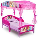 Delta Children Canopy Toddler Bed, Disney Princess(54.5" lx29.5 w x 51" h)