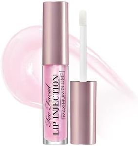 Too Faced Lip Injection Maximum Plump Extra Strength Lip Plumper Gloss | Hydrating, Volumizing, + Plumping, Travel Size, 0.10 Fl Oz, Original