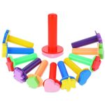 12 Pcs Paint Sponges Sponge Brushes Foam Brushes Sponge Paint Brushes Assorted Foam Paint Brushes Paint Stamp Craft Sponges for Painting Drawing