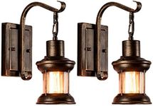 MOONKIST Vintage Glass Wall Sconce 