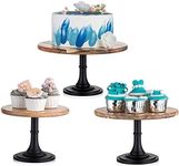 3 Pcs/Set Wood Cake Stand Handcraft