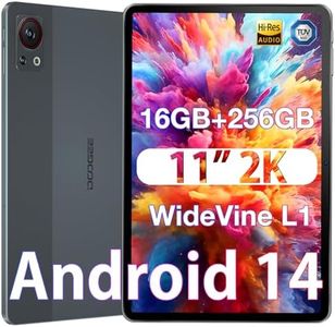 DOOGEE T30S Tablet 11 Pollici 2024, 16GB RAM + 256GB ROM(TF 1TB), 2.4K Tablet PC, 8580mAh 4G LTE +5G WiFi Tablet con Sim, 13MP+8MP Octa-Core Android 14 Tablet Gaming, OTG/BT5 /GPS/Widevine L1