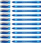 Schneider Slider Memo XB Ballpoint Pen, Blue, Box of 10 Pens (150203)