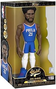 Funko Vinyl Gold 12": NBA - Joel Embiid - 1/6 de Probabilidades de Obtener la RARA Variante Chase - Figura de Acción de Vinilo Coleccionable - Idea de Regalo de Cumpleaños- Mercancia Oficial