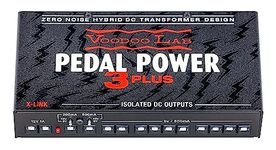 Voodoo Lab Pedal Power 3 Plus High Current 12 Output Isolated Power Supply - Zero Noise Hybrid Design - High Current 500mA Outputs - Universal International Input - Black