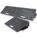 Street Solutions UK Rubber Kerb Ramp 4 inch Rise - Pack of 3 Non-Slip Kerb Ramps for Cars, Mobility Scooters and Wheelchairs