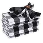 Black And White Cloth Napkins