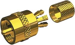 Shakespeare 3003.4061 PL-259-CP-G Marine Center Pin Connector,Gold