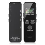 Howabo 60H Digital Voice Recorder, 64GB Metal Housing Audio Recorder with Playback, USB C Voice Activated Recorder for Lectures Meeting Class Interviews