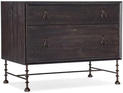 Hooker Furnishings Big Sky Two-Drawer File Cabinet with Hickory Veneer - Black