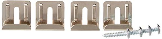 CRL Nickel Plated "J" Mirror Clip Set