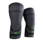 Tynor Knee Cap Air Pro, Black & Green, Medium, Pack of 2