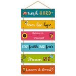 Parkota House Kids Room Decorative Wall Hanging Wooden Art Decoration item for Living Room | Bedroom | Home Decor | Gifts | Quotes Decor Item | Wall Art For Hall (Color-1)